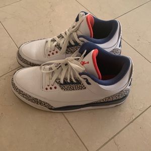 Air Jordan 3 Retro True Blue, men’s sz 10.5